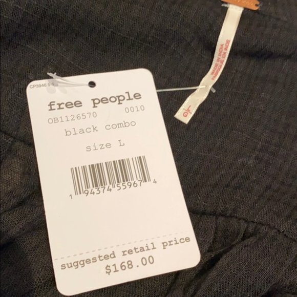 NWT Free People Saffron Embroidered Tunic L / XL - Picture 9 of 10